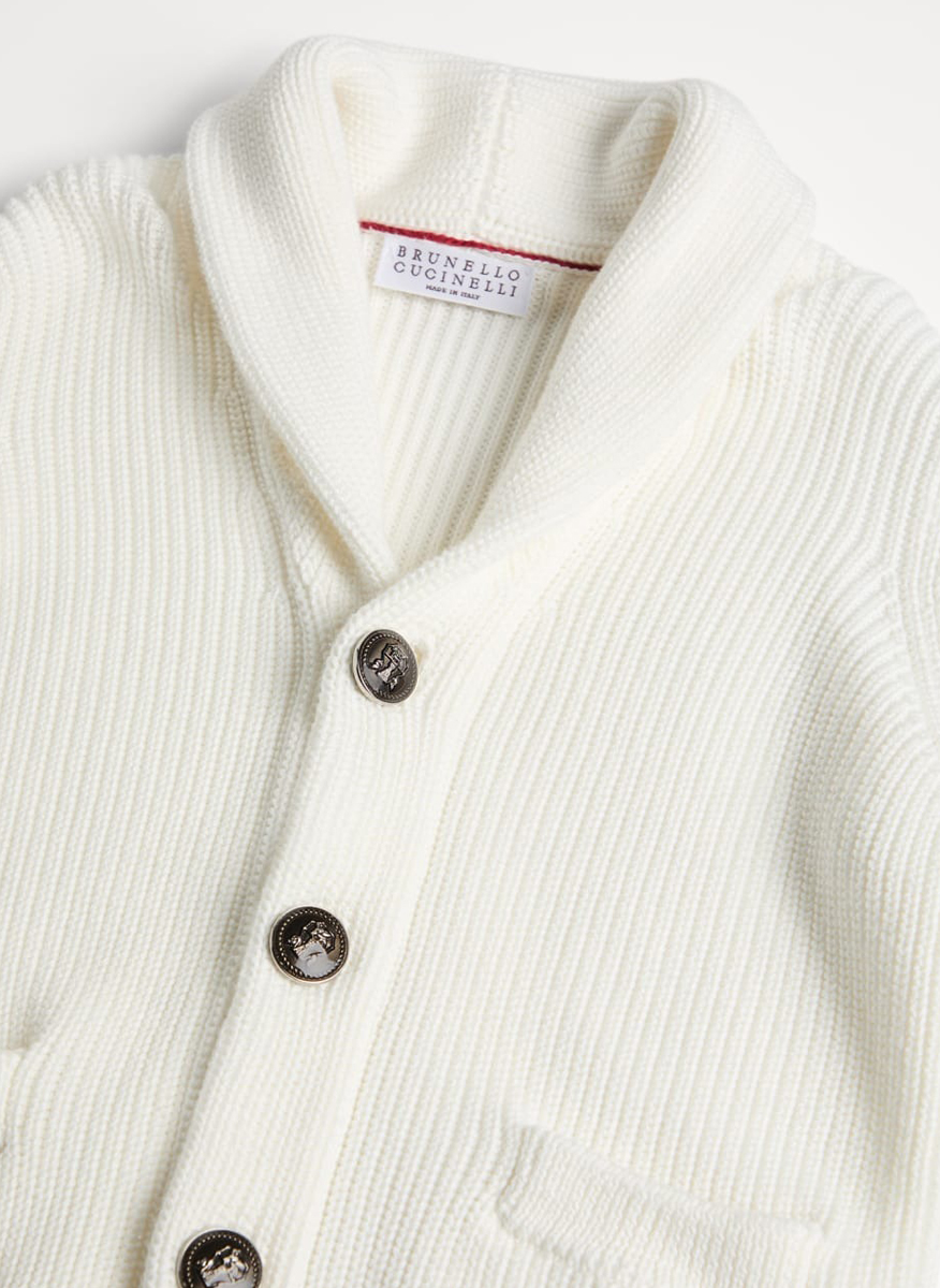 Brunello Cucinelli Kids 10 cardigan in cotton