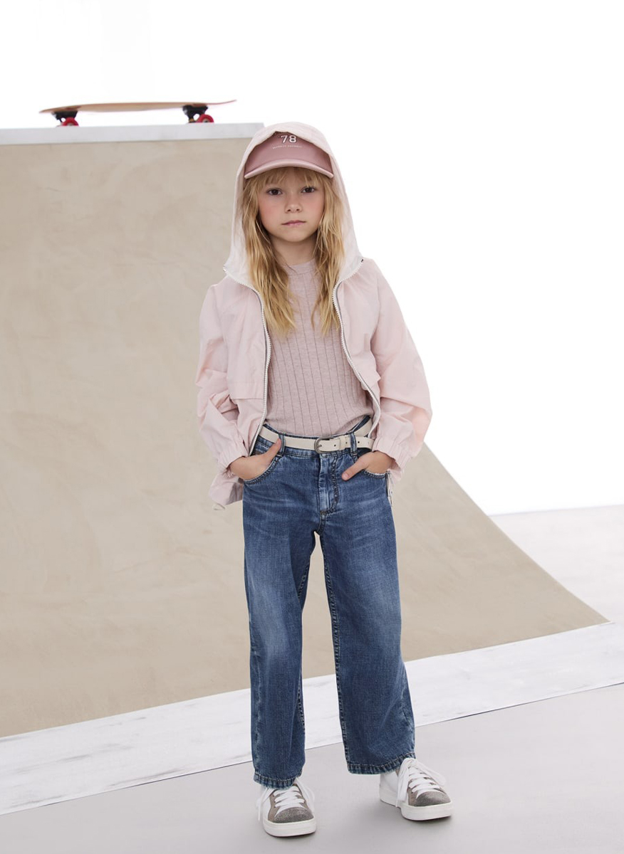 Brunello Cucinelli Kids hooded monili jacket