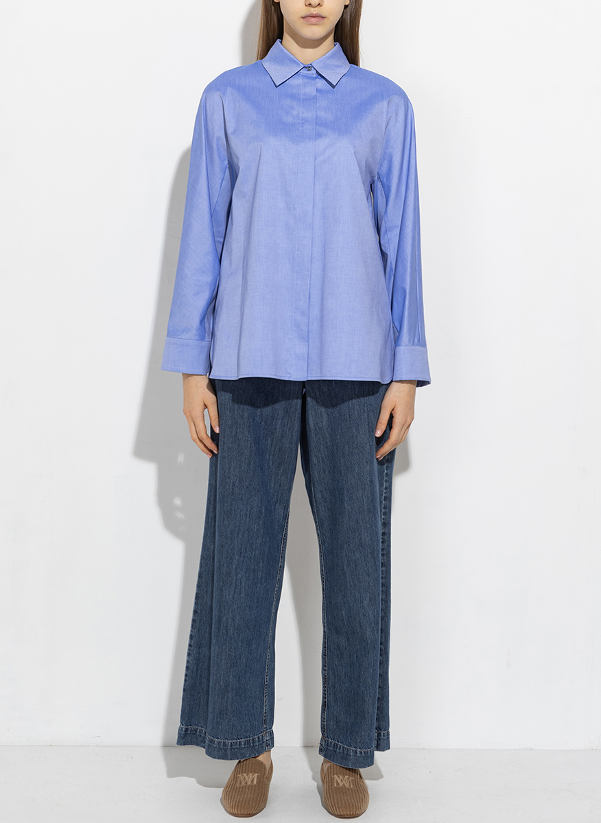'S Max Mara Conero shirt with asymmetric motif