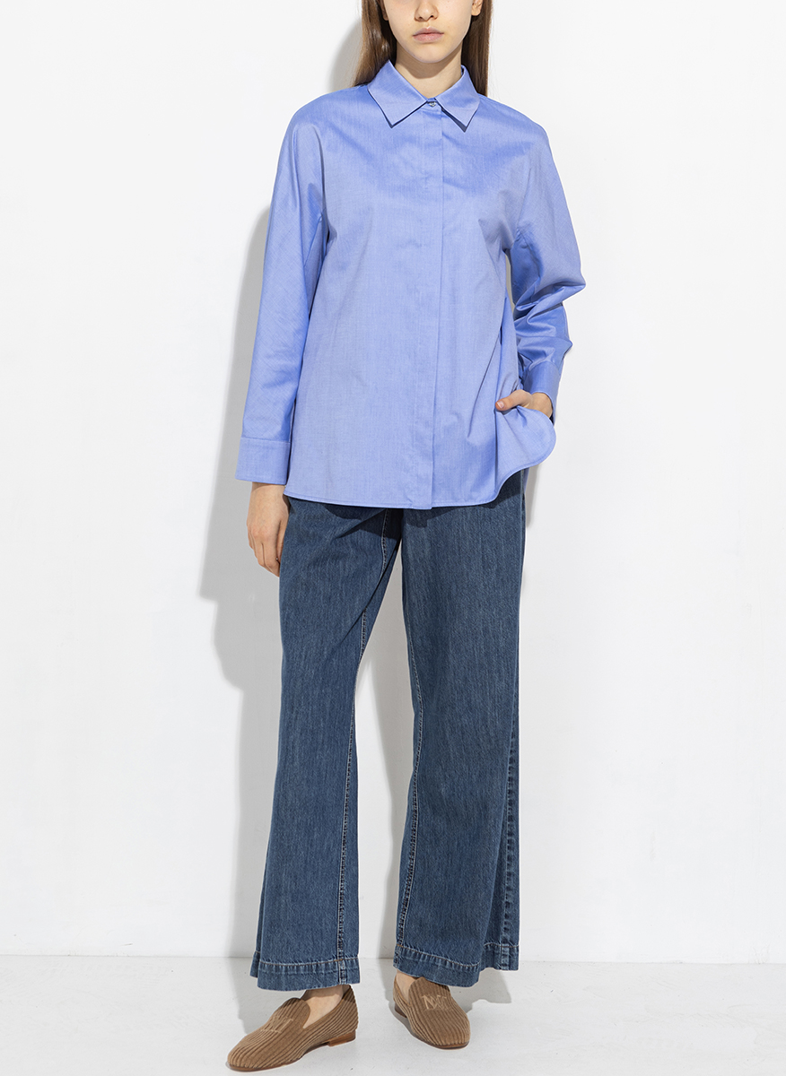 'S Max Mara Conero shirt with asymmetric motif