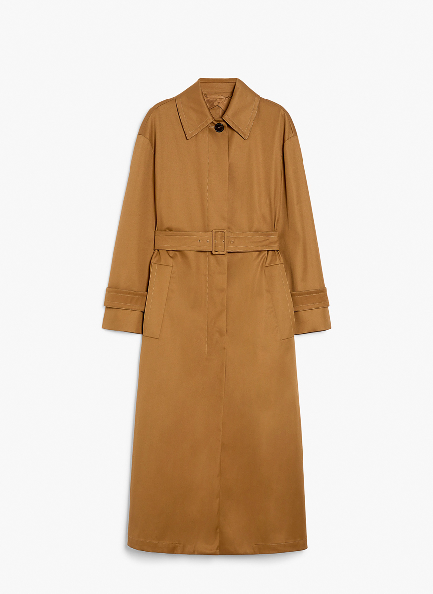 Max Mara Studio Pistoia cotton trenchcoat