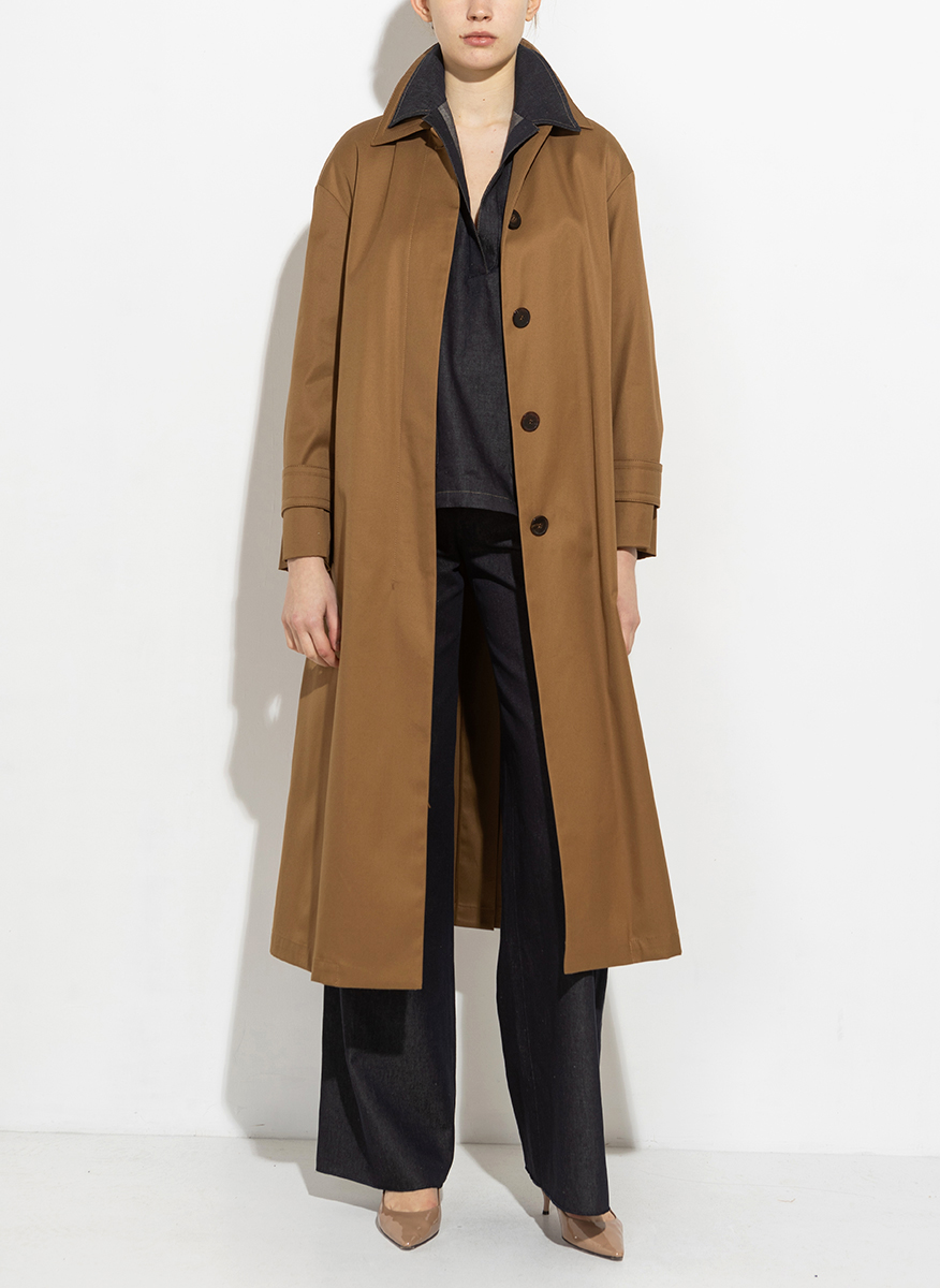 Max Mara Studio Pistoia cotton trenchcoat