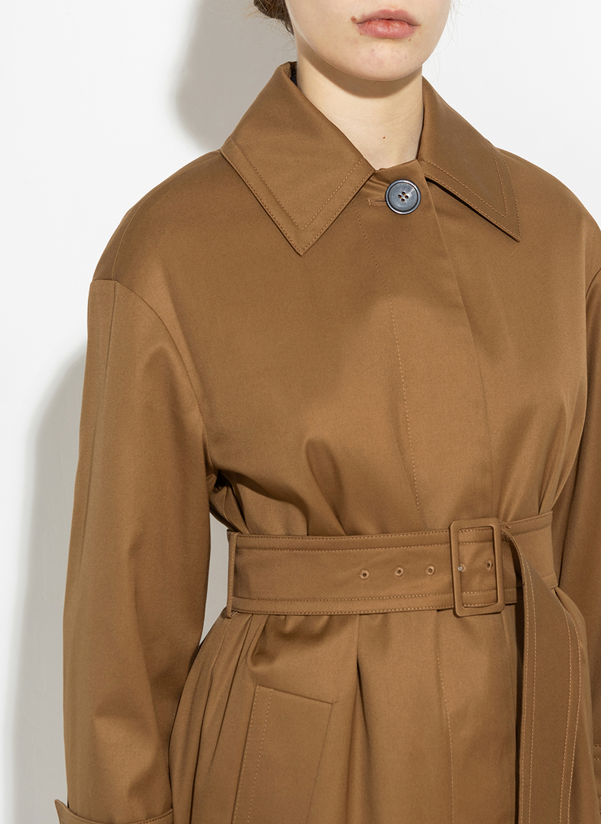 Max Mara Studio Pistoia cotton trenchcoat