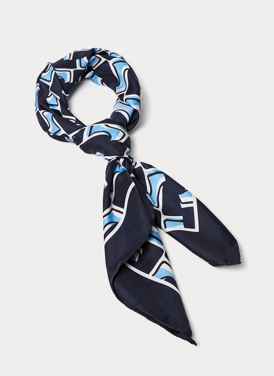 Marina Rinaldi Modico printed silk scarf