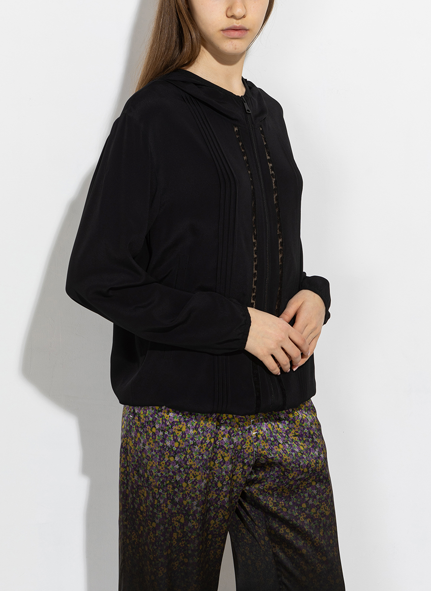 No21 lace detail cardigan