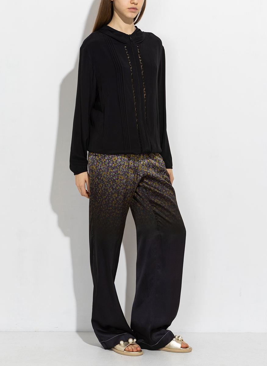 No21 lace detail cardigan