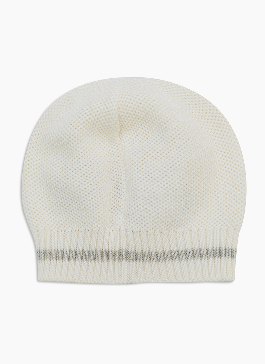Шапка с бродерия Brunello Cucinelli Kids