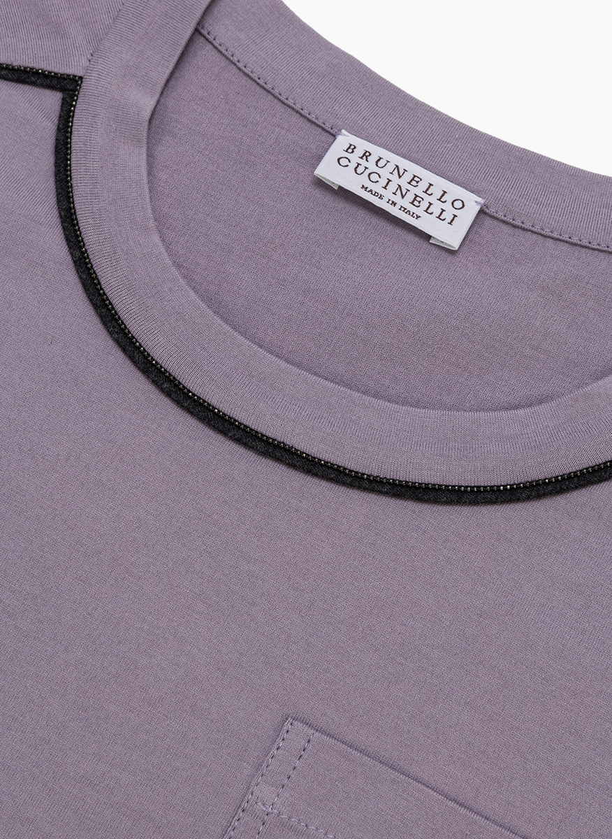 Тишърт с монили Brunello Cucinelli Kids 12