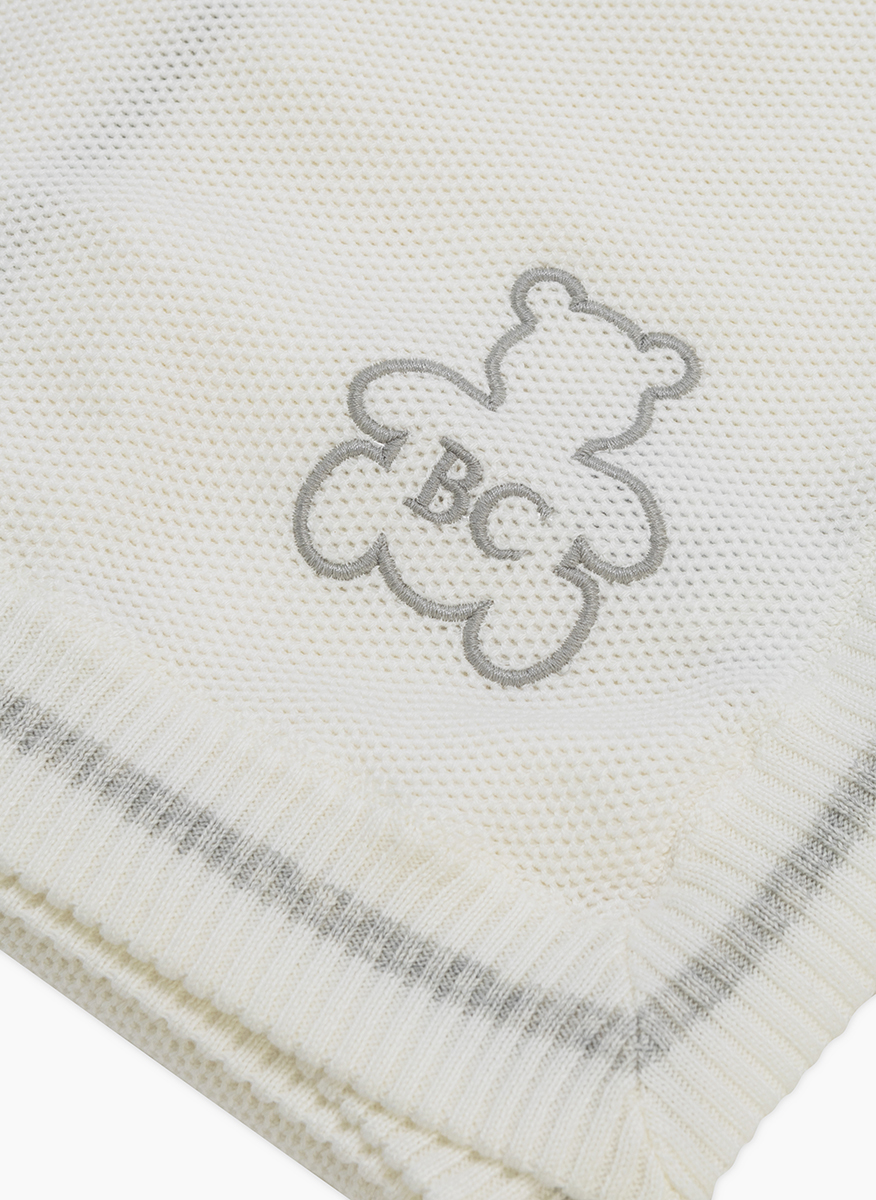 Одеяло с раиран мотив 'Bernie' Brunello Cucinelli Kids