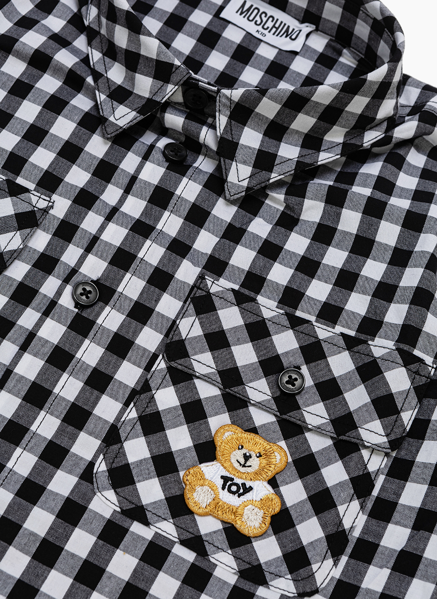 Риза с бродерия Moschino Kids