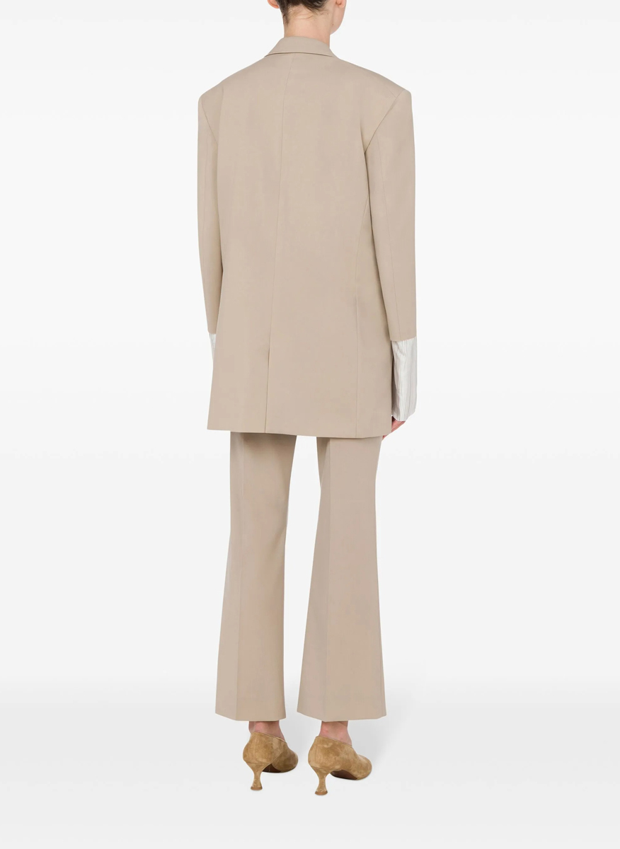 Moschino wool blazer with contrasting details