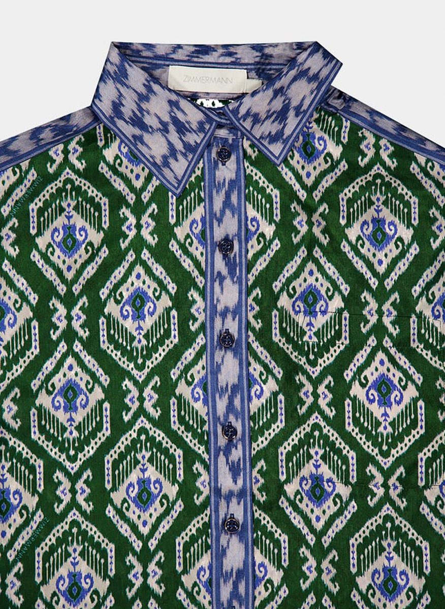 Zimmermann Floral print silk shirt