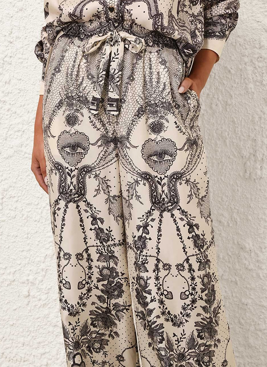 Zimmermann 'Crush' silk trousers