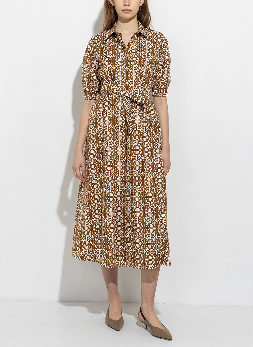 Рокля с лого принт Max Mara Luxgi