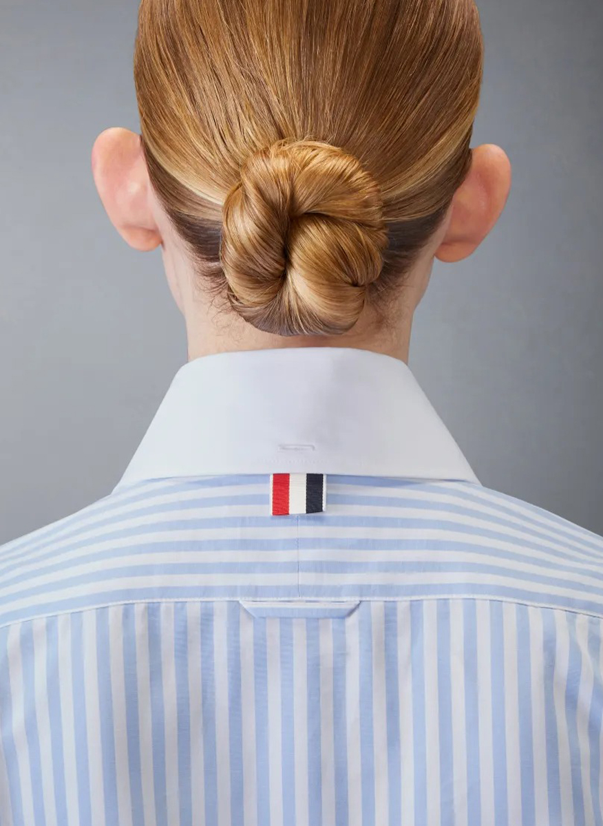 Раирана риза с контрастни кантове Thom Browne