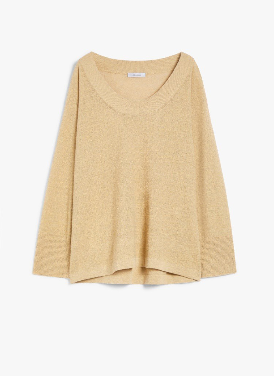 Пуловер от коприна и лен Max Mara Saio