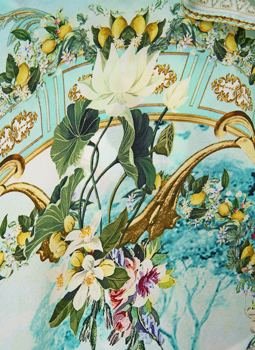 Рокля с принт 'Venus on a Vespa' Camilla x White Lotus