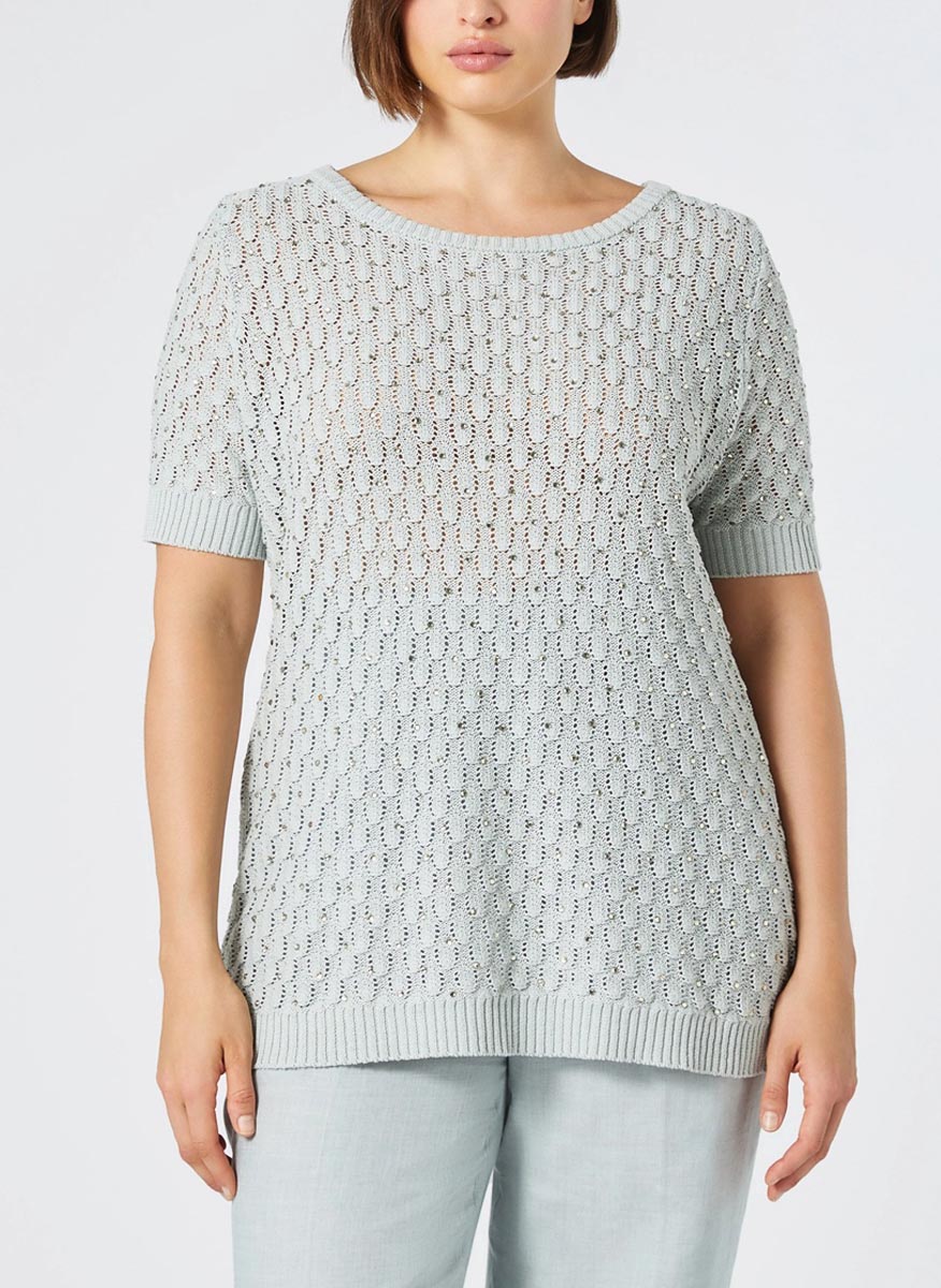 Marina Rinaldi Nerone short sleeves sweater