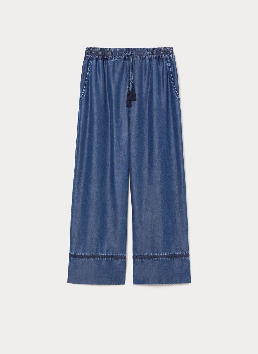 Marina Rinaldi Limosa trousers with embroidery