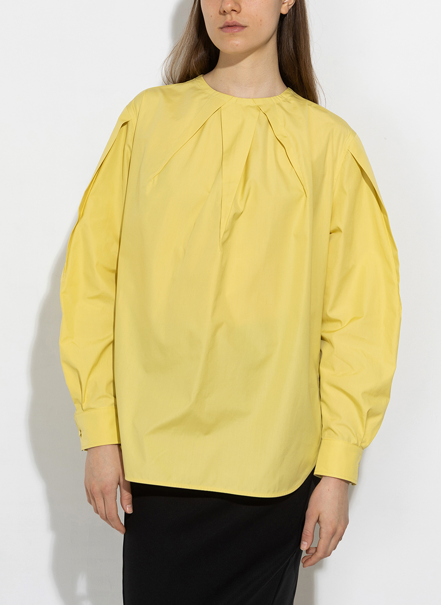 Max Mara Olinto blouse with a pleat motif