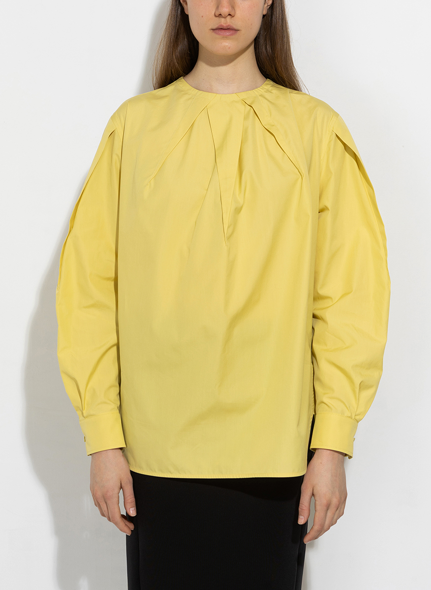 Max Mara Olinto blouse with a pleat motif