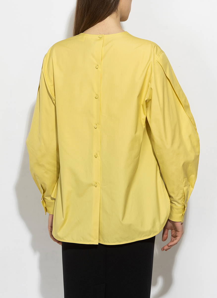 Max Mara Olinto blouse with a pleat motif