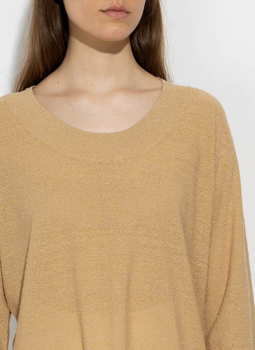 Пуловер от коприна и лен Max Mara Saio