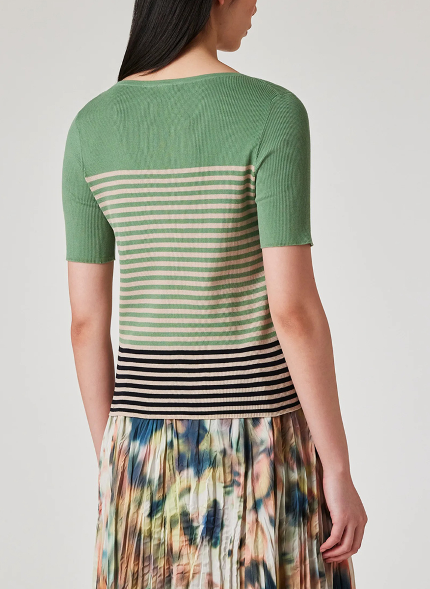 Тишърт от фино плетиво Paul Smith