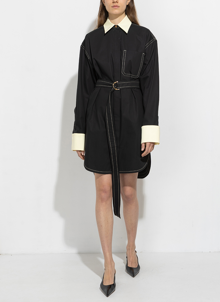 Sportmax Myovid2 shirt dress with belt