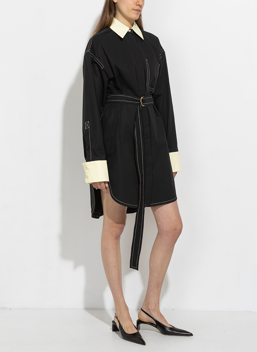 Sportmax Myovid2 shirt dress with belt