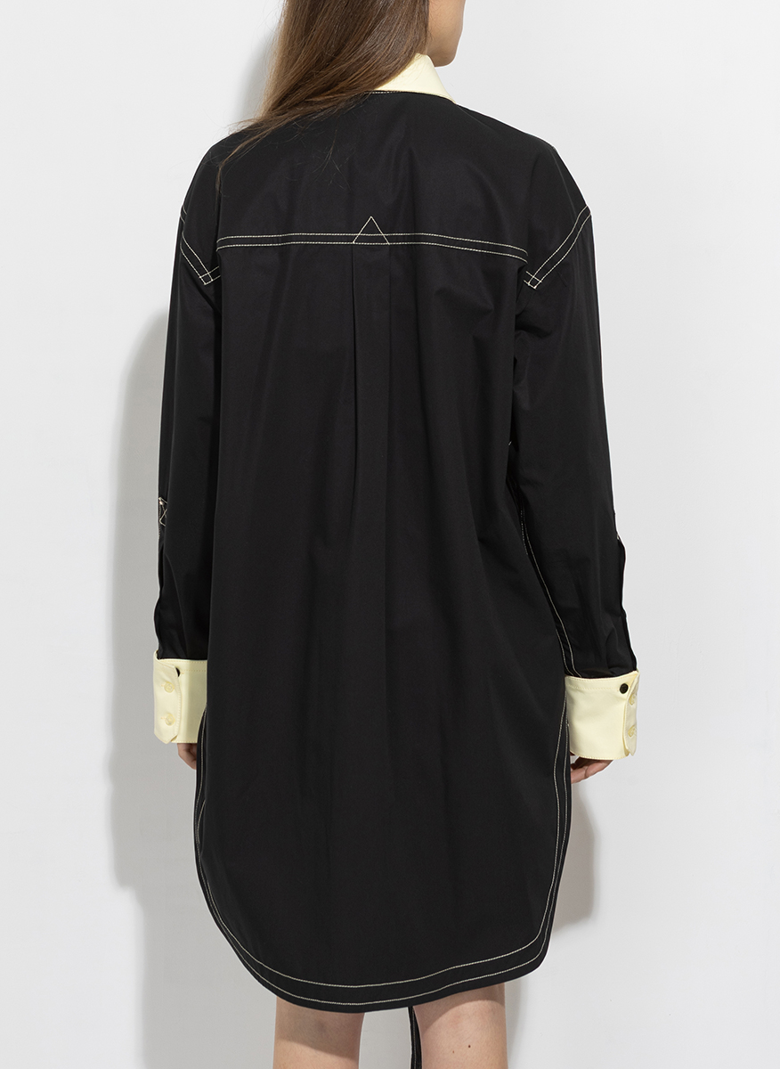 Sportmax Myovid2 shirt dress with belt