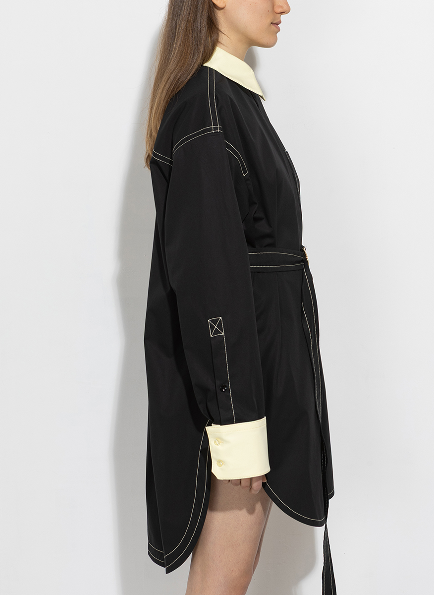 Sportmax Myovid2 shirt dress with belt