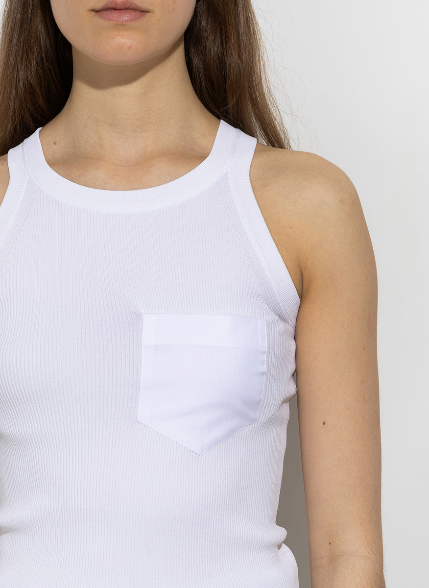 Sportmax Aia Stretch viscose tank top