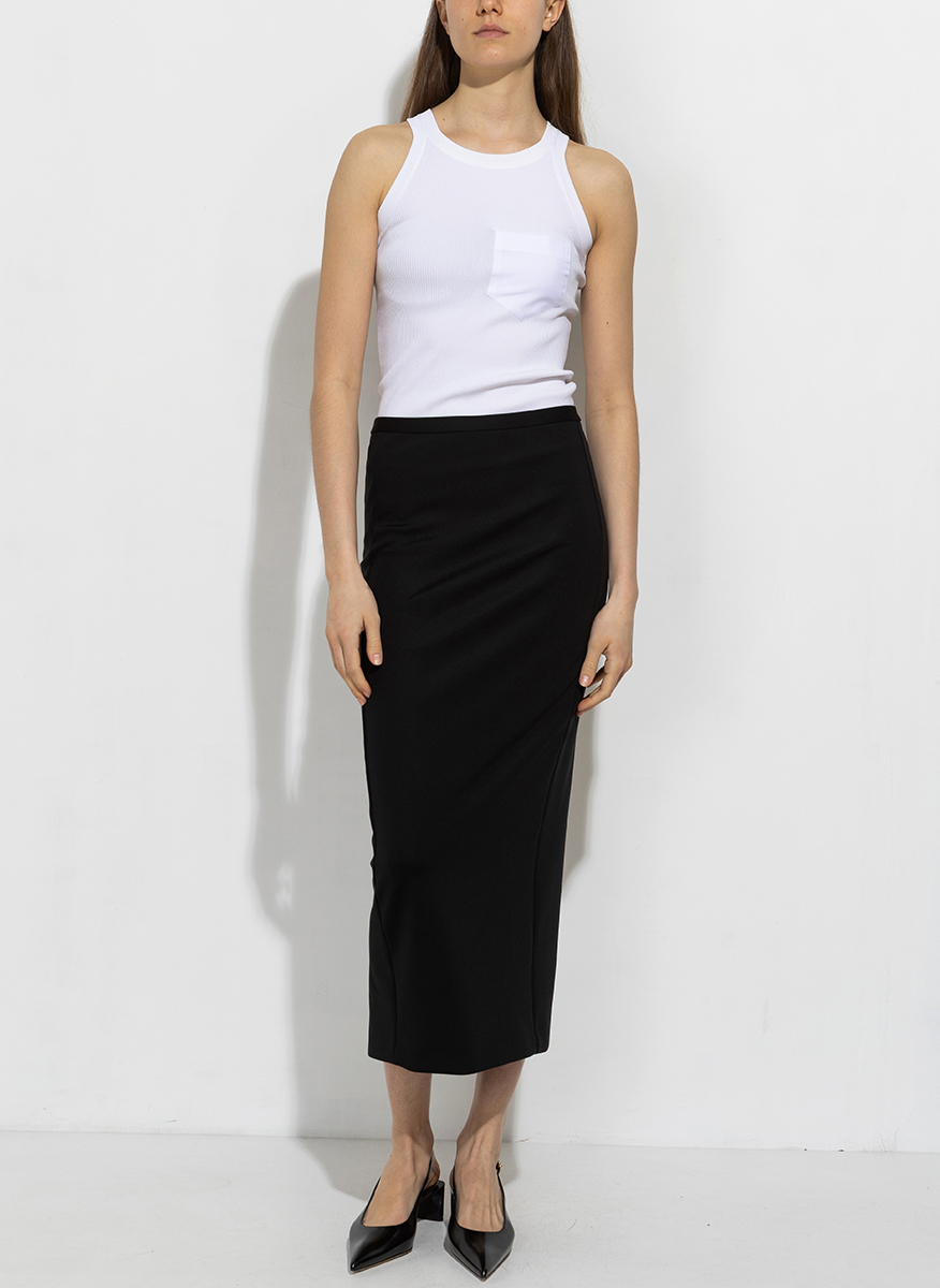 Sportmax Aia Stretch viscose tank top