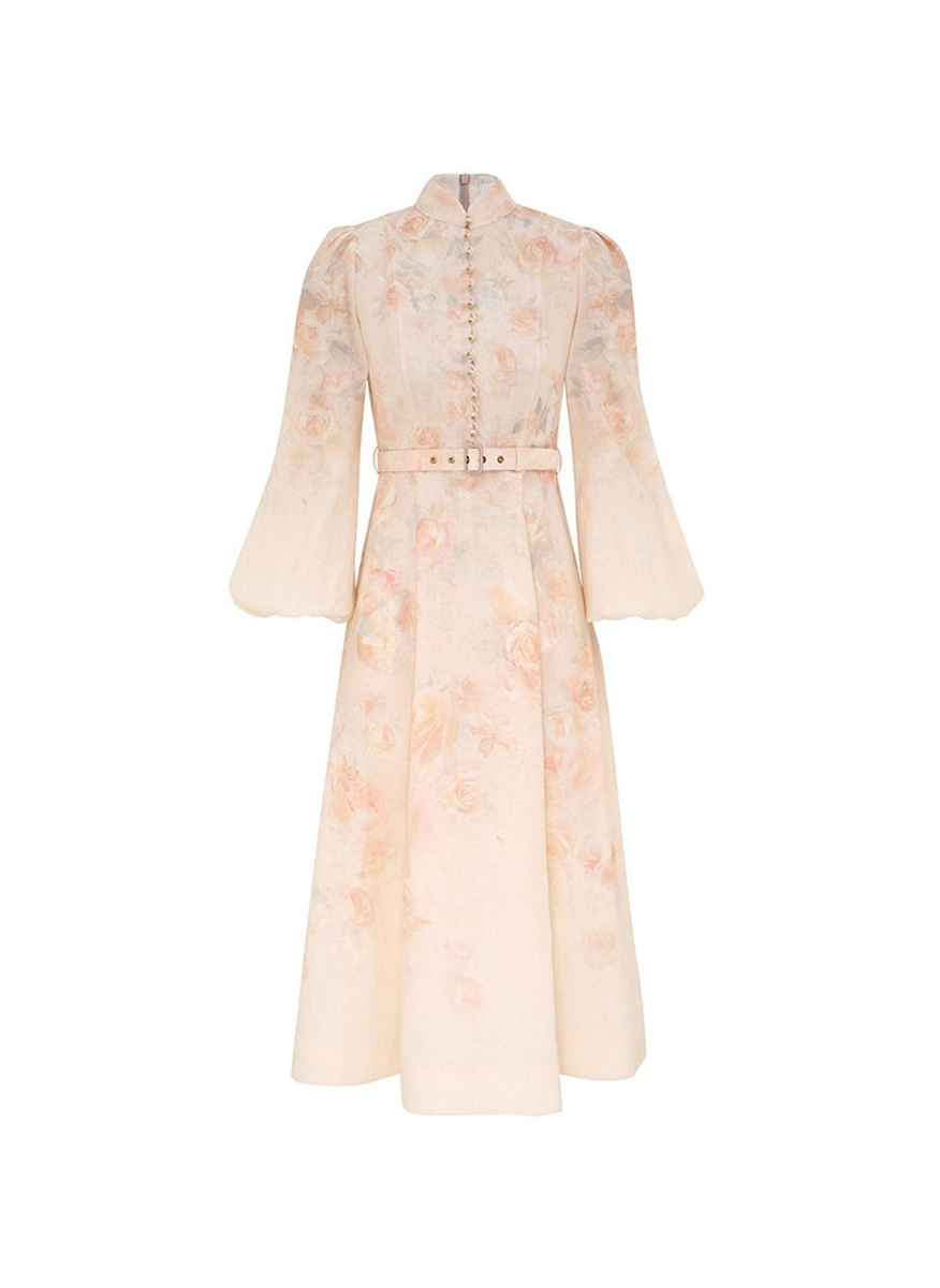 Рокля с принт 'Ciara Floral' Zimmermann