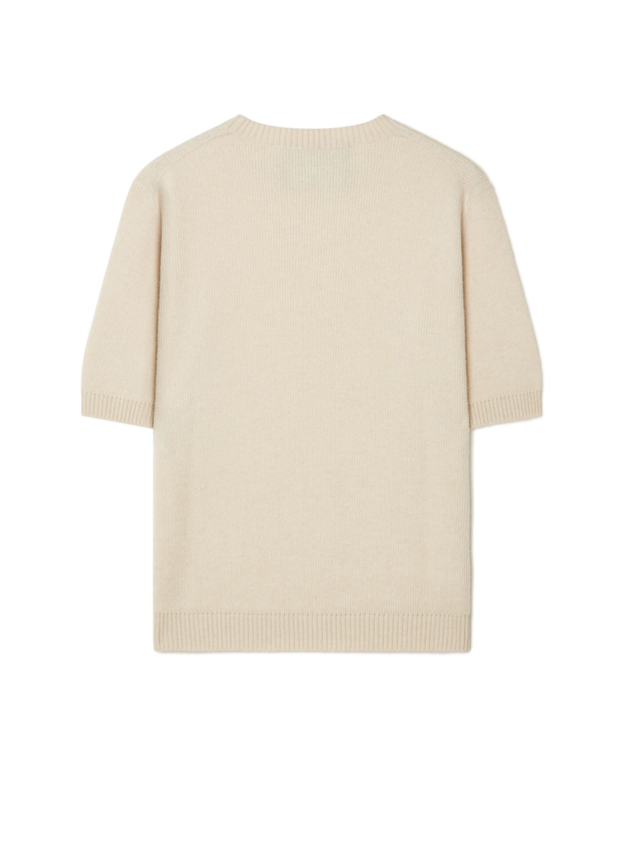 Alanui short sleeve sweater in cashmere