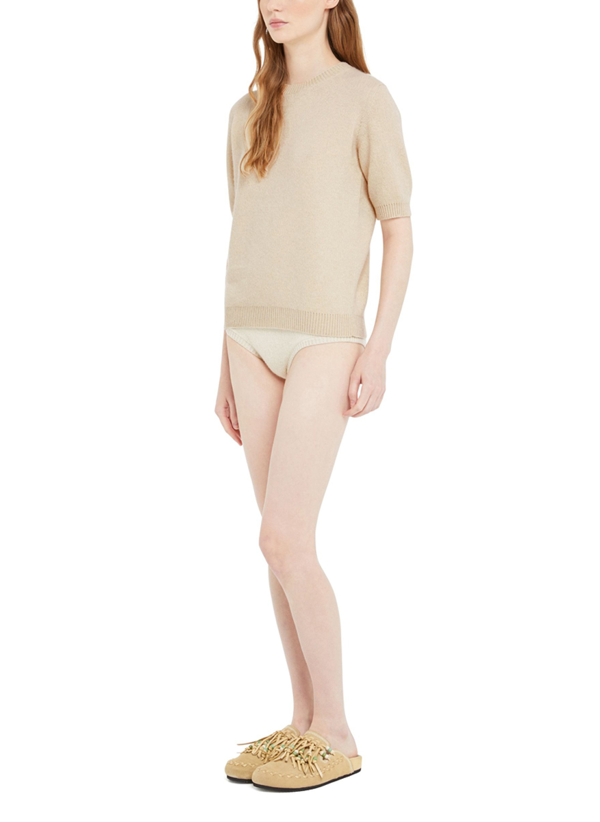 Alanui short sleeve sweater in cashmere