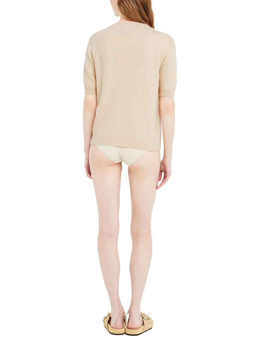 Alanui short sleeve sweater in cashmere