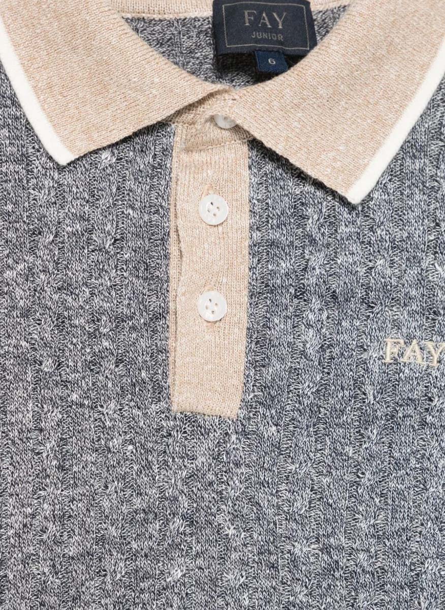 Полошърт с лен Fay