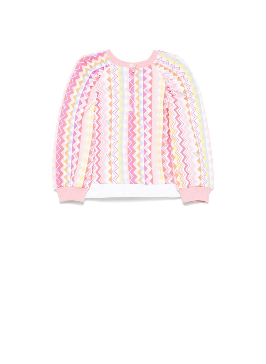 Суитшърт с бродерия Missoni Kids