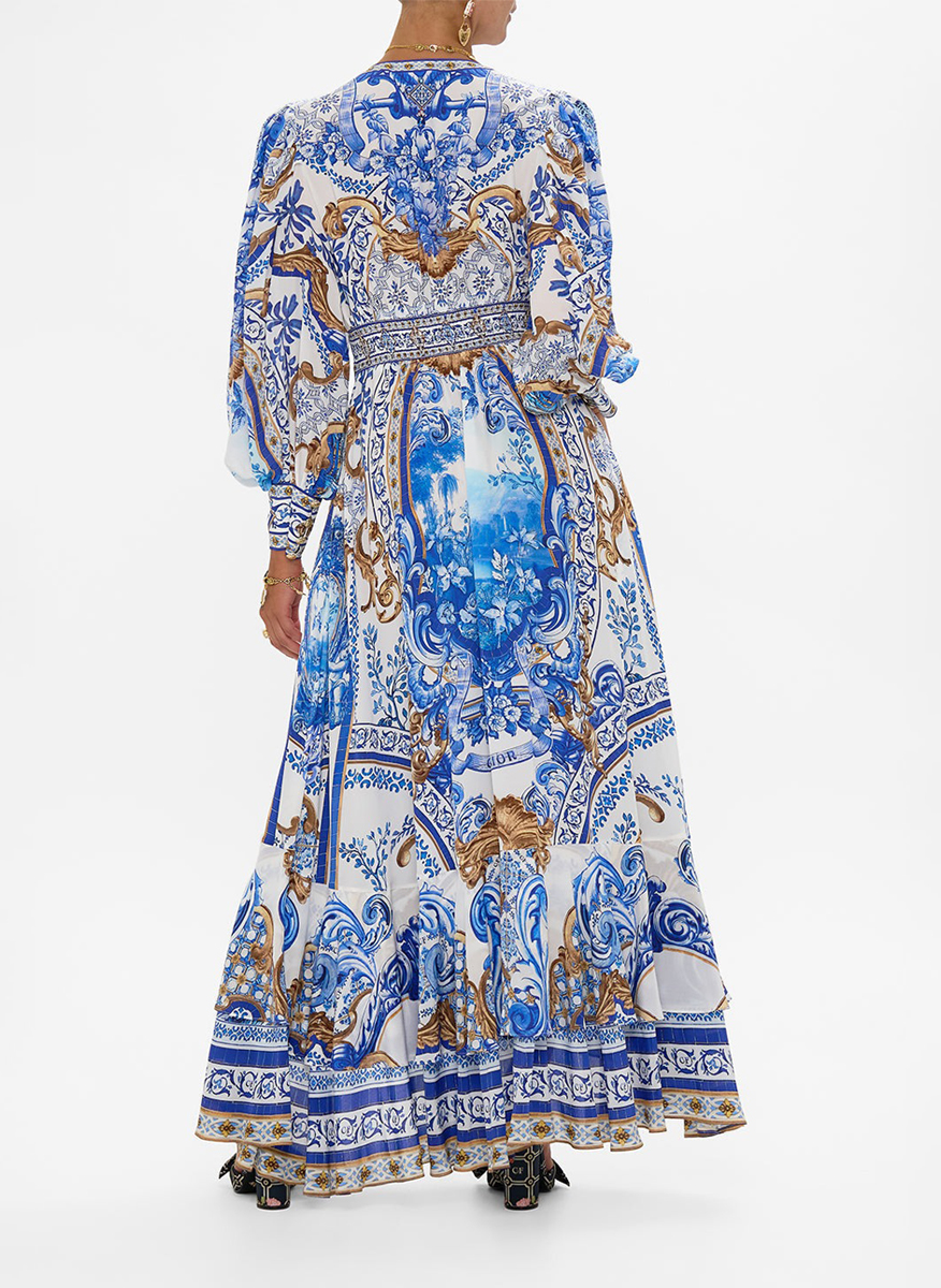 Camilla 'Azul Adventures' dress with print