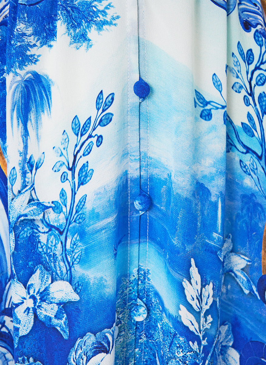 Camilla 'Azul Adventures' dress with print