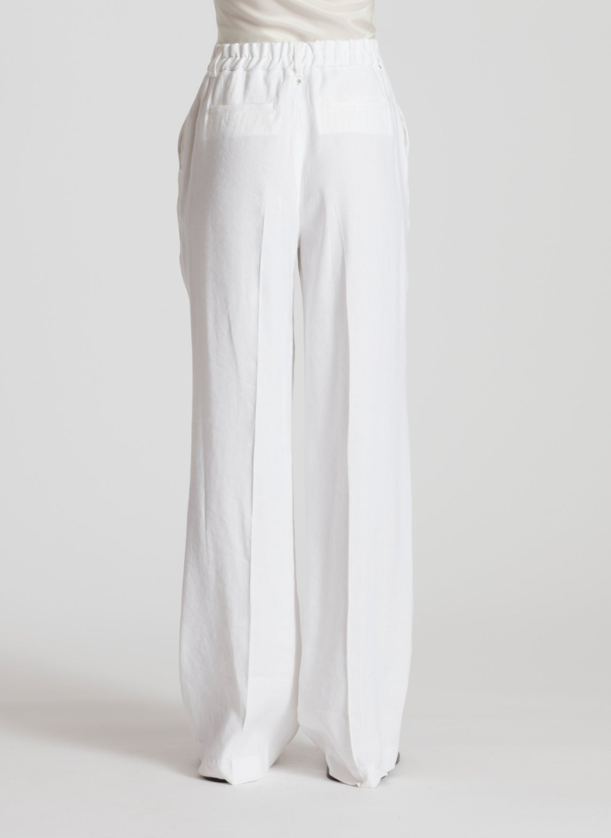 Lorena Antoniazzi linen blend trousers