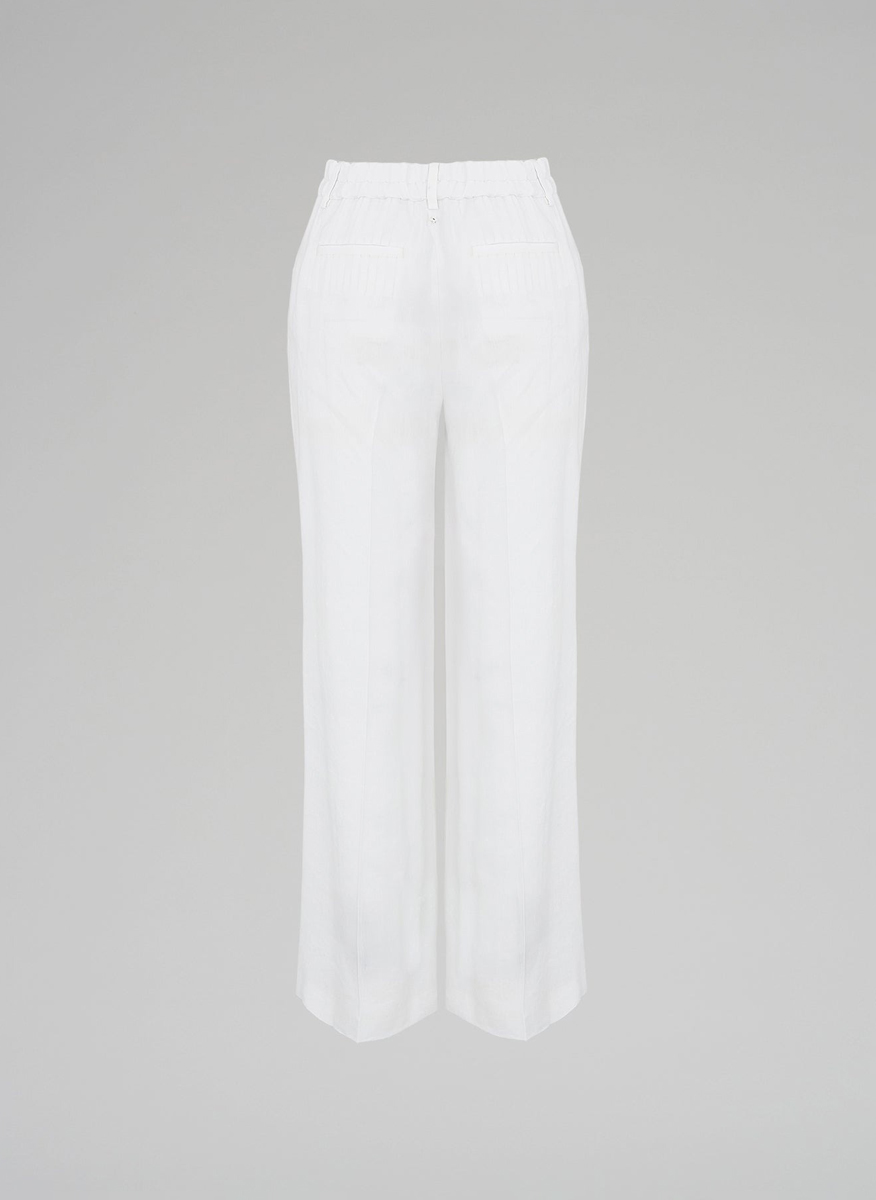 Lorena Antoniazzi linen blend trousers