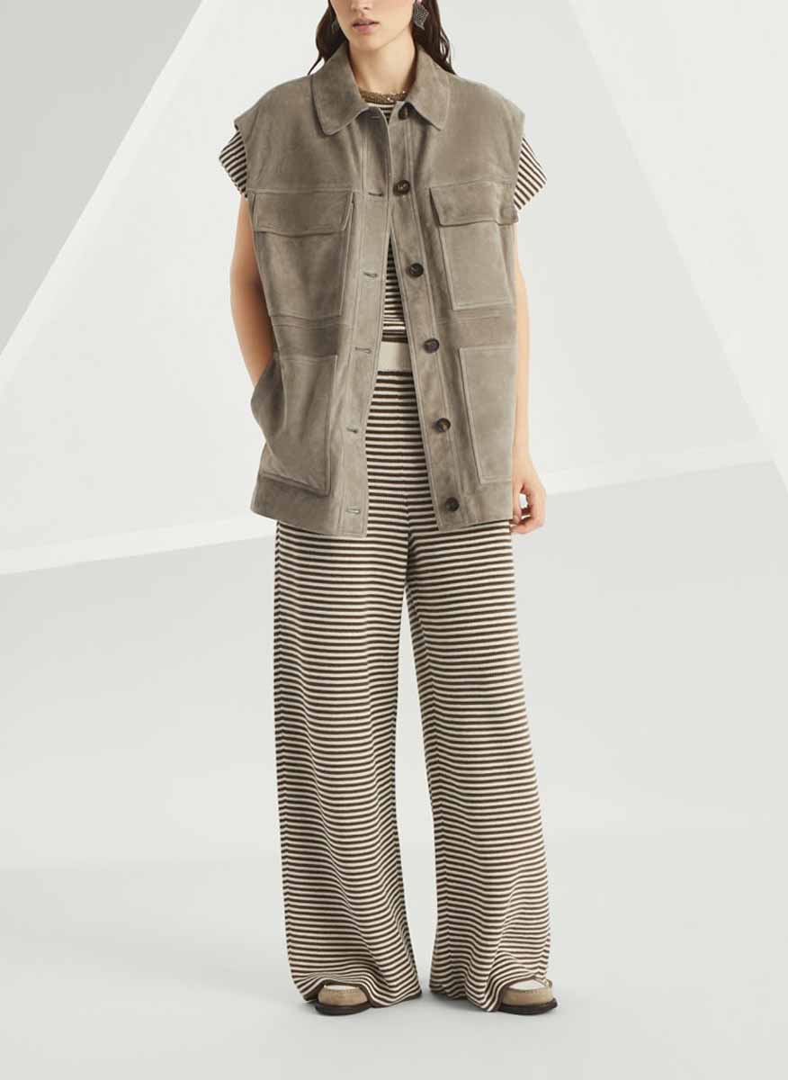 Brunello Cucinelli knitted trousers