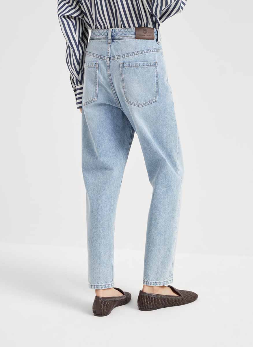 Деним 'Baggy' Brunello Cucinelli