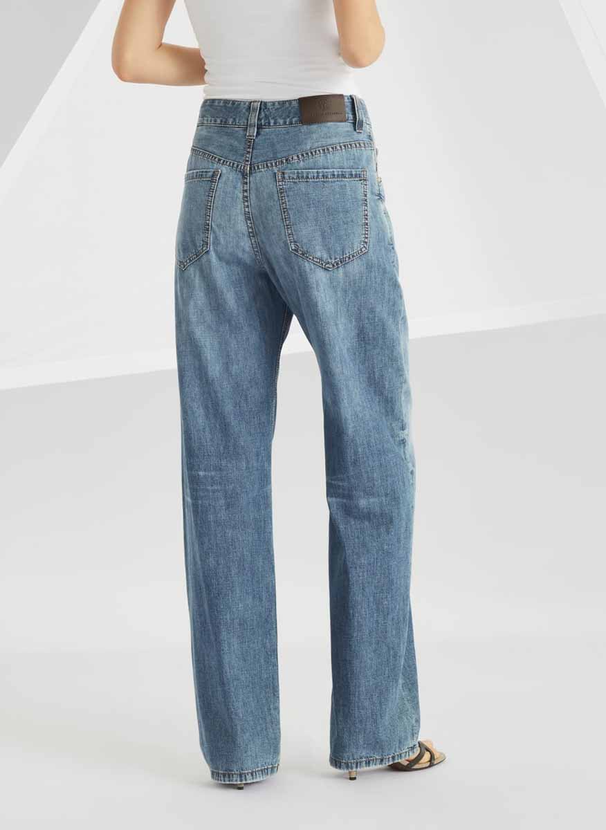 Деним 'Vintage look' Brunello Cucinelli