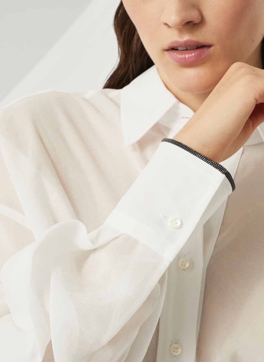 Brunello Cucinelli shirt in organza