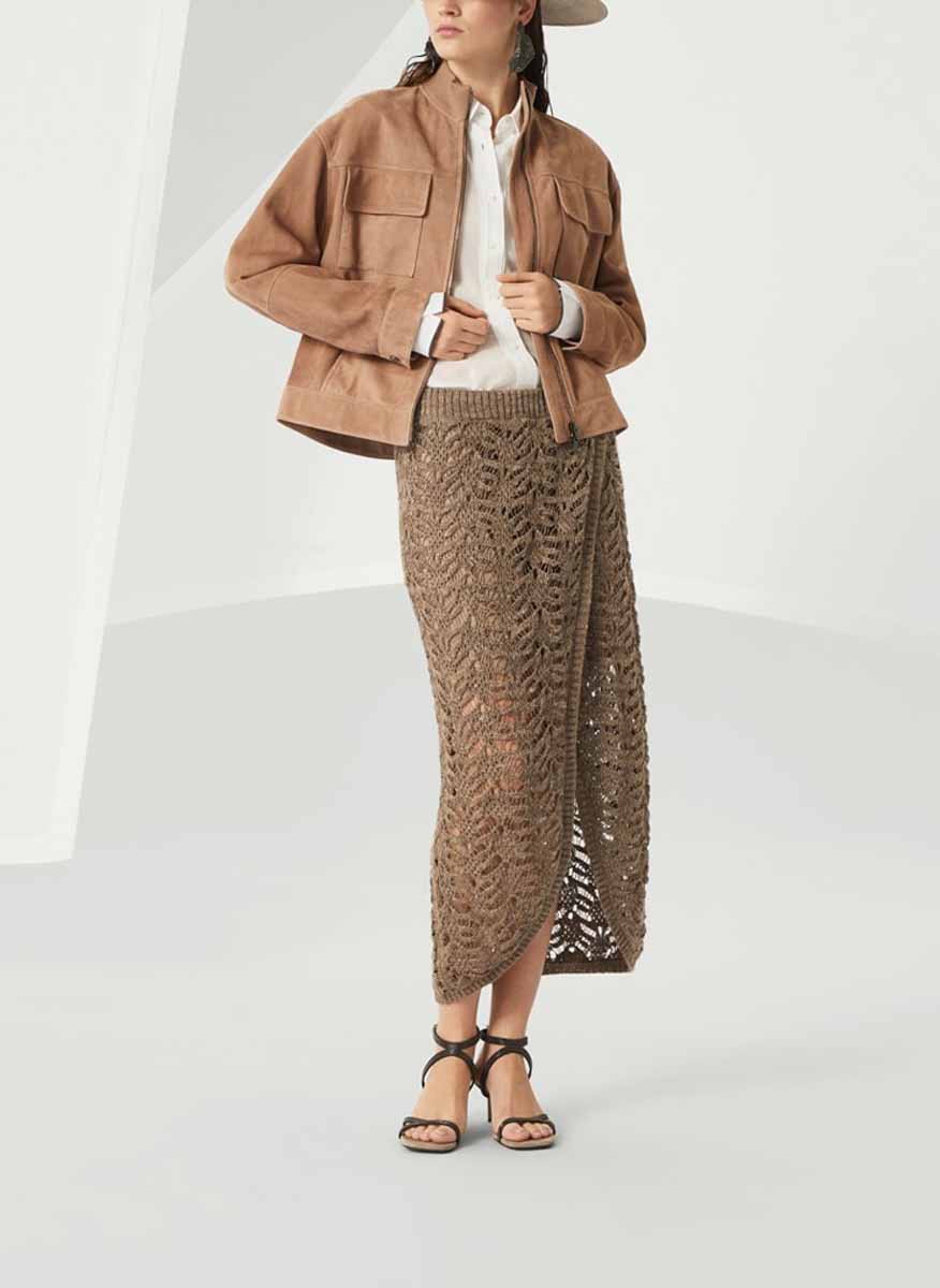 Brunello Cucinelli shirt in organza
