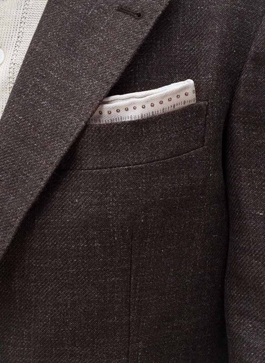 Brunello Cucinelli silk pocket square